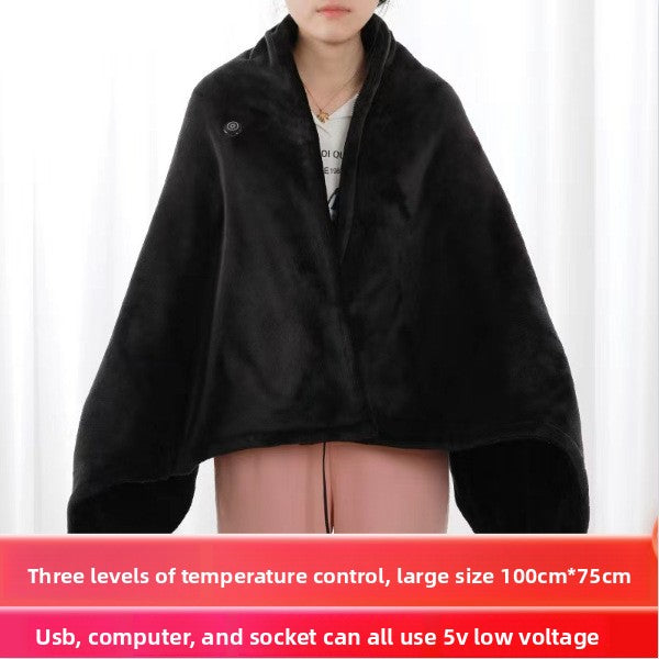 Wearable Heated Blanket Shawl
