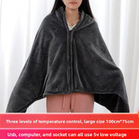 Wearable Heated Blanket Shawl