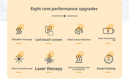 Electric Knee Massager with Heat and Vibration