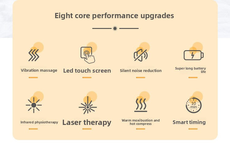 Electric Knee Massager with Heat and Vibration