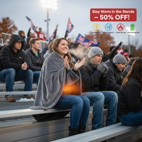 Wearable Heated Blanket Shawl